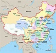 Map of China cities: major cities and capital of China