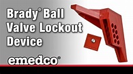 How to Install A Brady Ball Valve Lockout Device | Emedco Video - YouTube