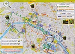 Paris maps - Top tourist attractions - Free, printable - MapaPlan.com