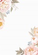 Peach flowers wedding invitation template – Artofit