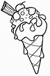 Dibujo Helado Para Colorear Ice Cream Coloring Pages Free Coloring ...