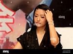 Chinese actress Lang Yueting attends a press conference to promote her ...