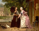 Maria Antonieta y La Princesa de Lamballe en la aldea del Trianon ...