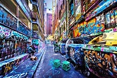 Street Art Print, Graffiti Wall Art, Melbourne Photography, Hosier Lane ...