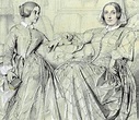 41. Comtesse Charles d'Agoult, née Marie d'Agoult, and Her Daughter ...