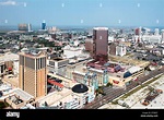 USA, New Jersey state, Atlantic City, Aerial view of Downtown Stock ...