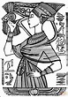 Cleopatra, Queen of Egypt coloring page | Free Printable Coloring Pages
