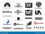 Major Film Studios Vector Logos Editorial Photography - Illustration of ...