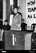Renato Ricci, fascist politician, 1936, speaking to italians in Berlin ...