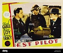 Test Pilot - Movie Poster Stock Photo - Alamy
