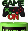 Amazon.com: Game On Cake Decorations Video Game Cake Topper for Gamer ...