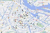 Mapa turístico de Ámsterdam: con todo (¡TODO!) comentado