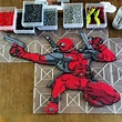 Deadpool perler bead sprite by klep2024 | Hama: Marvel, superheroes and ...