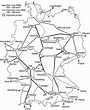 Railroad maps of Germany - Vivid Maps