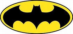 Batman logo PNG transparent image download, size: 3624x1692px