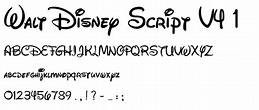 Walt Disney Script v4.1 Font : Script Handwritten : pickafont.com