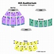 Hill Auditorium Seating Chart | Hill Auditorium | Ann Arbor, Michigan