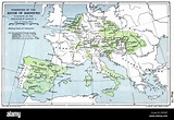 Mapa que muestra el imperio de los Habsburgo en tiempos de Carlos V a ...