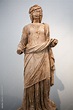 Statue of Claudia Antonia Tatiana from the Bouleuterion Stock Photo ...