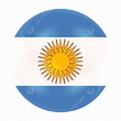 Círculo De Bandera Argentina Brillante PNG , Bandera Argentina ...