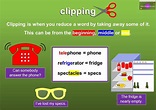 Clipping - What is clipping and examples - Mingle-ish