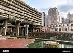 Barbican Estate, extérieur, 1960 architecture brutaliste de béton et d ...