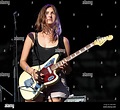 Emily Kokal of Warpaint Bestival 2012 held at Robin Hill Country Park ...