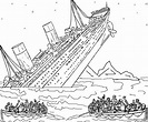 Dibujos de Titanic para colorear - Páginas para imprimir gratis