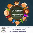 #Día Internacional de la Educación El 24 de enero se celebra el Día ...