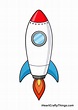 20 Easy Rocket Drawing Ideas - How to Draw a Rocket