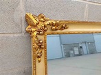 Espejo antiguo estilo Luis XVI pan de oro. Espejo antiguo vintage ...