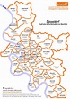 Düsseldorf und Umgebung in Bildern: Düsseldorf: Stadtteil-Übersicht als ...