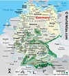 Germany Large Color Map