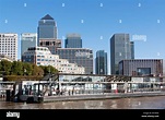 Canary Wharf Pier - London Stock Photo - Alamy