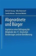 Abgeordnete Und Burger, Dietrich Herzog | 9783531121727 | Boeken | bol.com