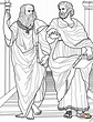 Plato and Aristotle coloring page | Free Printable Coloring Pages
