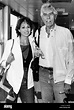 James Coburn actor with girlfriend Lisa Alexander August 1983 Stock ...