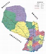 Paraguay Maps | Printable Maps of Paraguay for Download