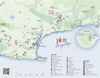Plett Wine Route Map « The Plett Wine Route from West to East Plett ...
