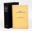 Great Contemporaries | WINSTON CHURCHILL | First Edition Proof Copy