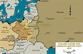 La linea di spartizione della Polonia tra la Germania e l'Unione ...