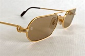Cartier Must Louis Cartier 22k Gold Vintage Sunglasses Full Set New Old ...