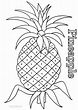 31+ new image Free Printable Pineapple Coloring Pages / Pineapple Coloring Page Free Printable ...