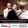 Jimmy Webb: The Glen Campbell Years - The Lyric Theatre