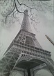70 Easy and Beautiful Eiffel Tower Drawing and Sketches | Eiffel tower ...