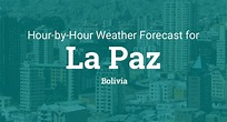 Hourly forecast for La Paz, Bolivia