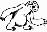 Cute Sloth Coloring Pages at GetColorings.com | Free printable ...