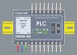 controlador lógico programable plc con diseño plano de entrada y salida ...