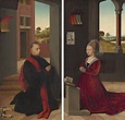 ab. 1455 Petrus Christus - Portraits of a Male and...