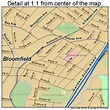 Bloomfield New Jersey Street Map 3406250